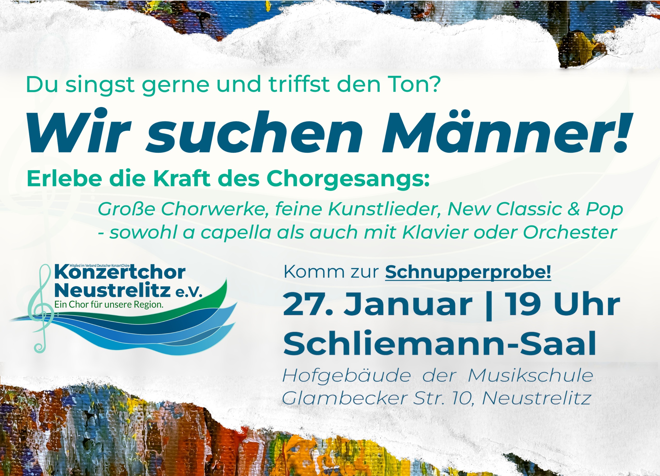 Offene Chroprobe Konzertchorneustrelitz